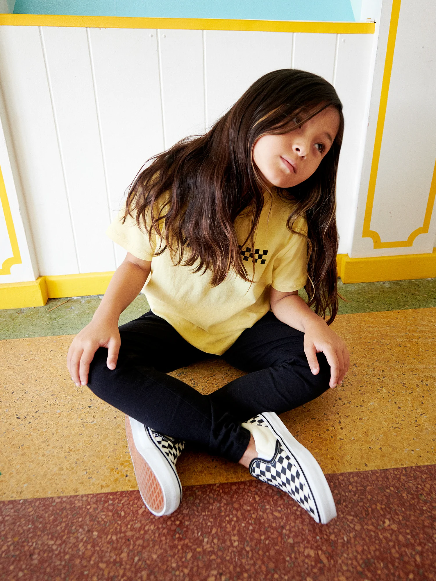 VANS KIDS CLASSIC SLIP-ON CHECKER SNEAKER - Image 3