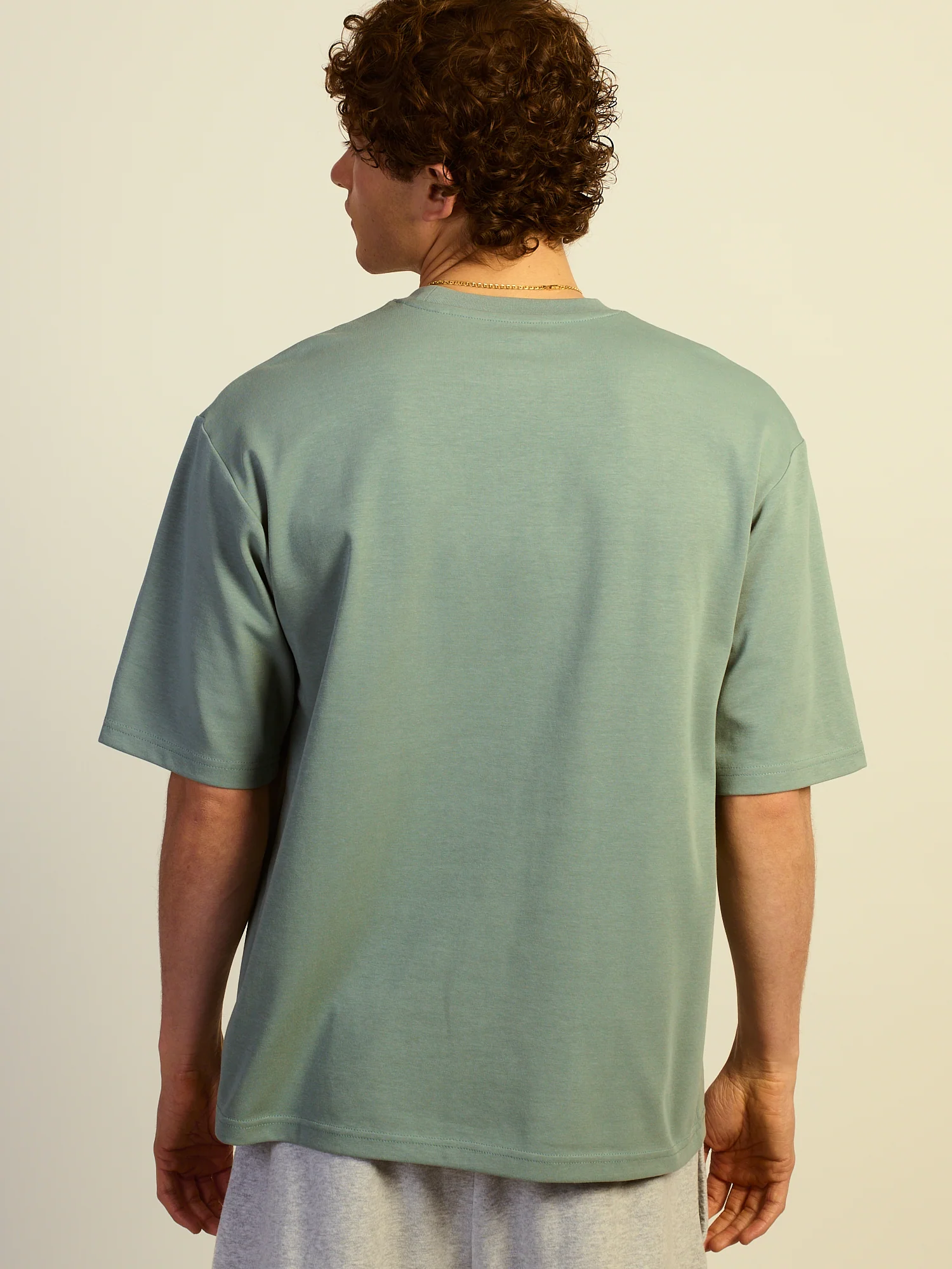 KOLBY BOXY FIT TEE - DARK GREEN - Image 4