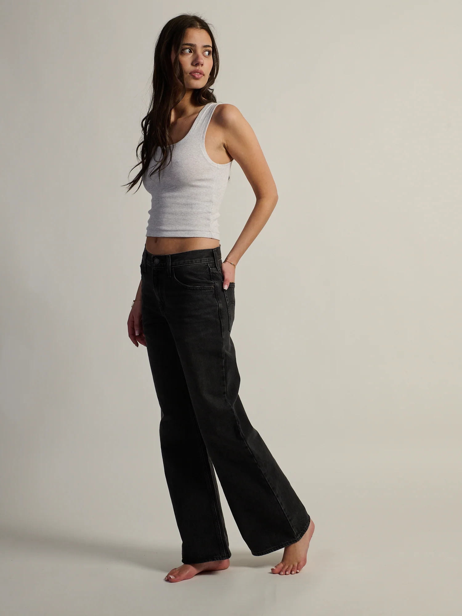 LEVIS MIDDY LOOSE BOOT JEAN - SPIRIT CLEAN - Image 3