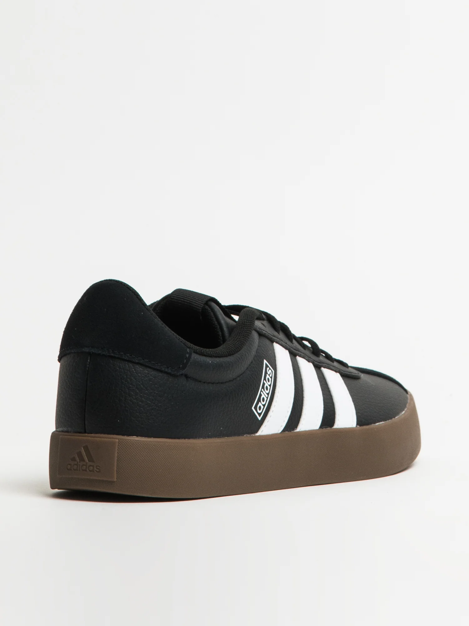 MENS ADIDAS VL COURT 3.0 SNEAKER - CORE BLACK/CLOUD WHITE/GUM - Image 3