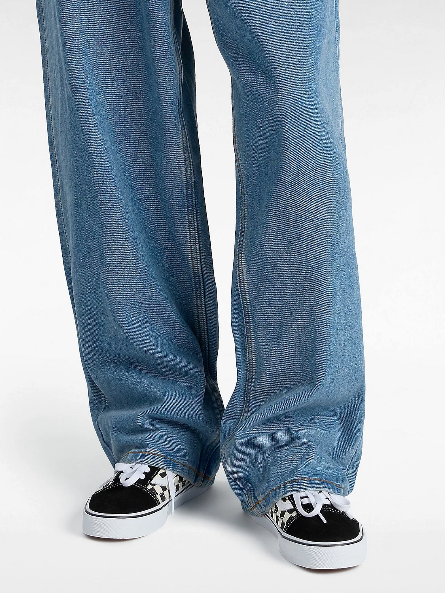 MENS VANS OLD SKOOL PRIMARY CHECKER CANVAS SNEAKER - Image 3