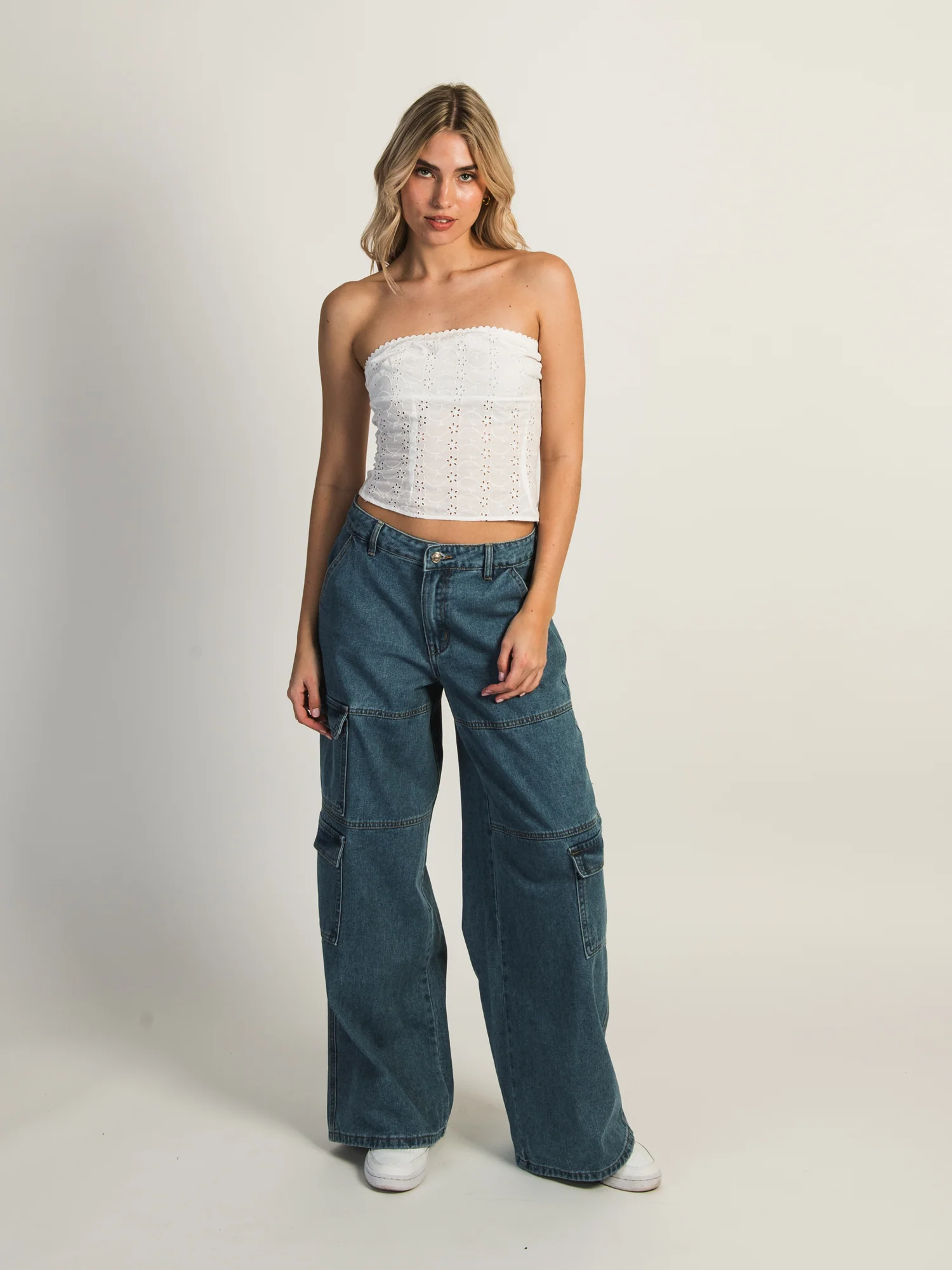PRINCESS POLLY TAMBA CARGO JEANS - Image 3