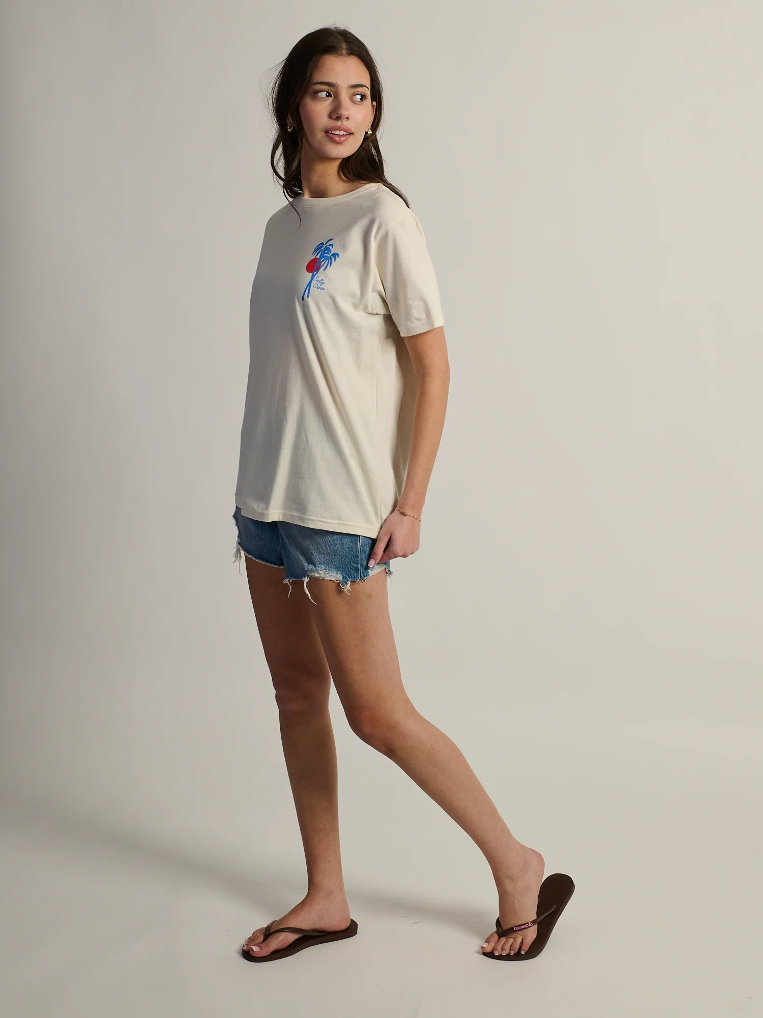SALTY CREW GEO PALM BOYFRIEND TEE - Image 6