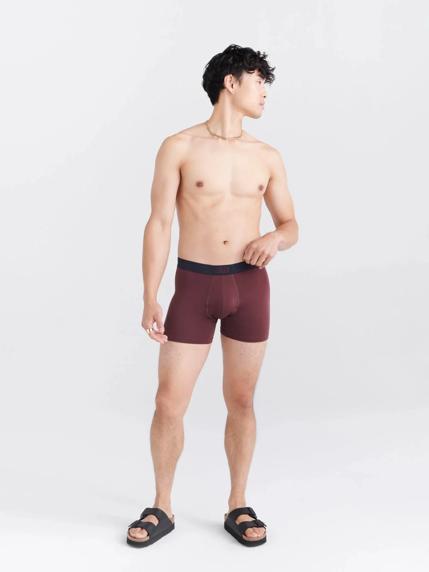 SAXX VIBE BOXER BRIEF FUDGE - CLEARANCE - Image 3