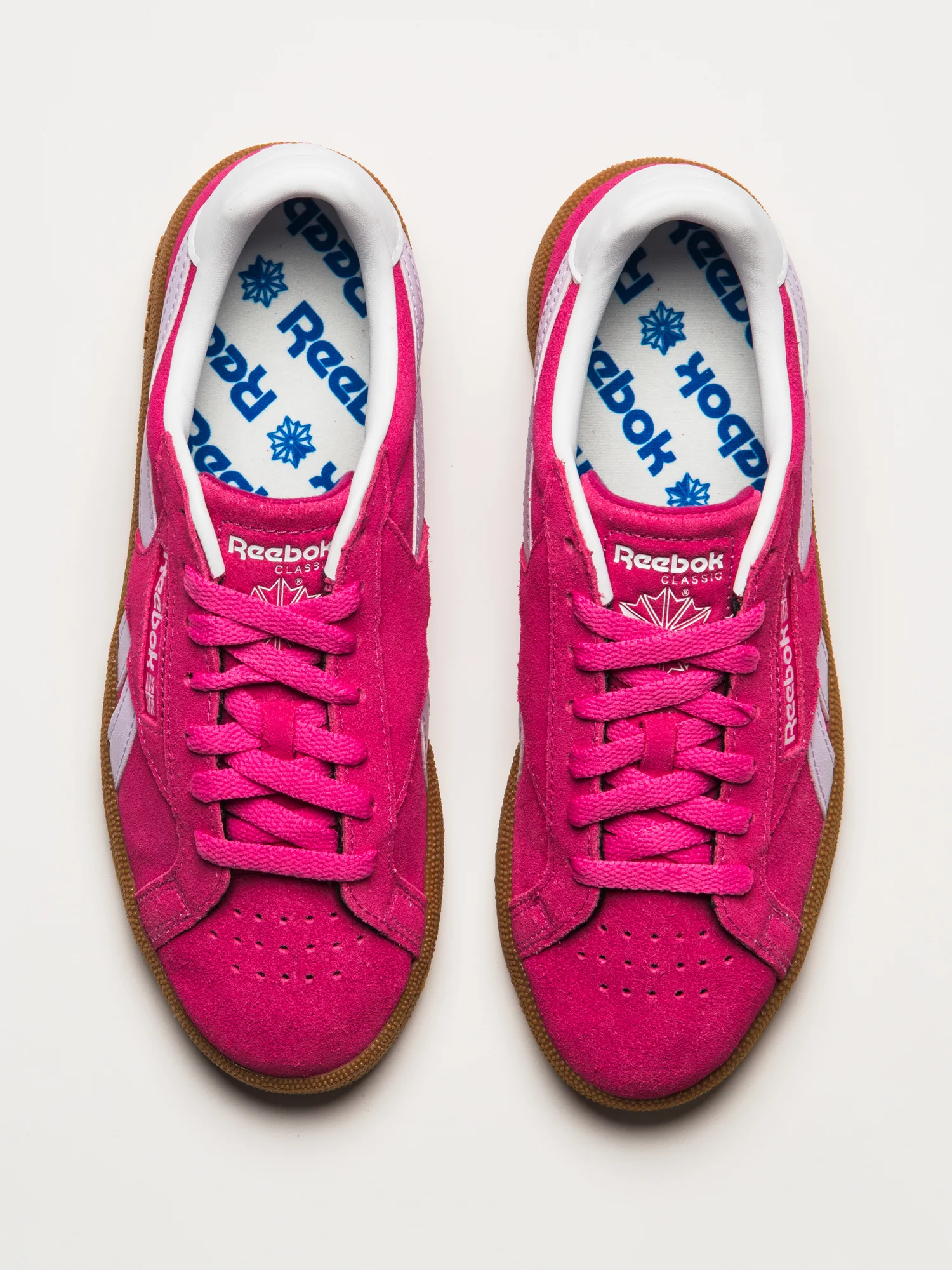 WOMENS REEBOK CLUB C GROUNDS UK SNEAKER - PINK - Image 4