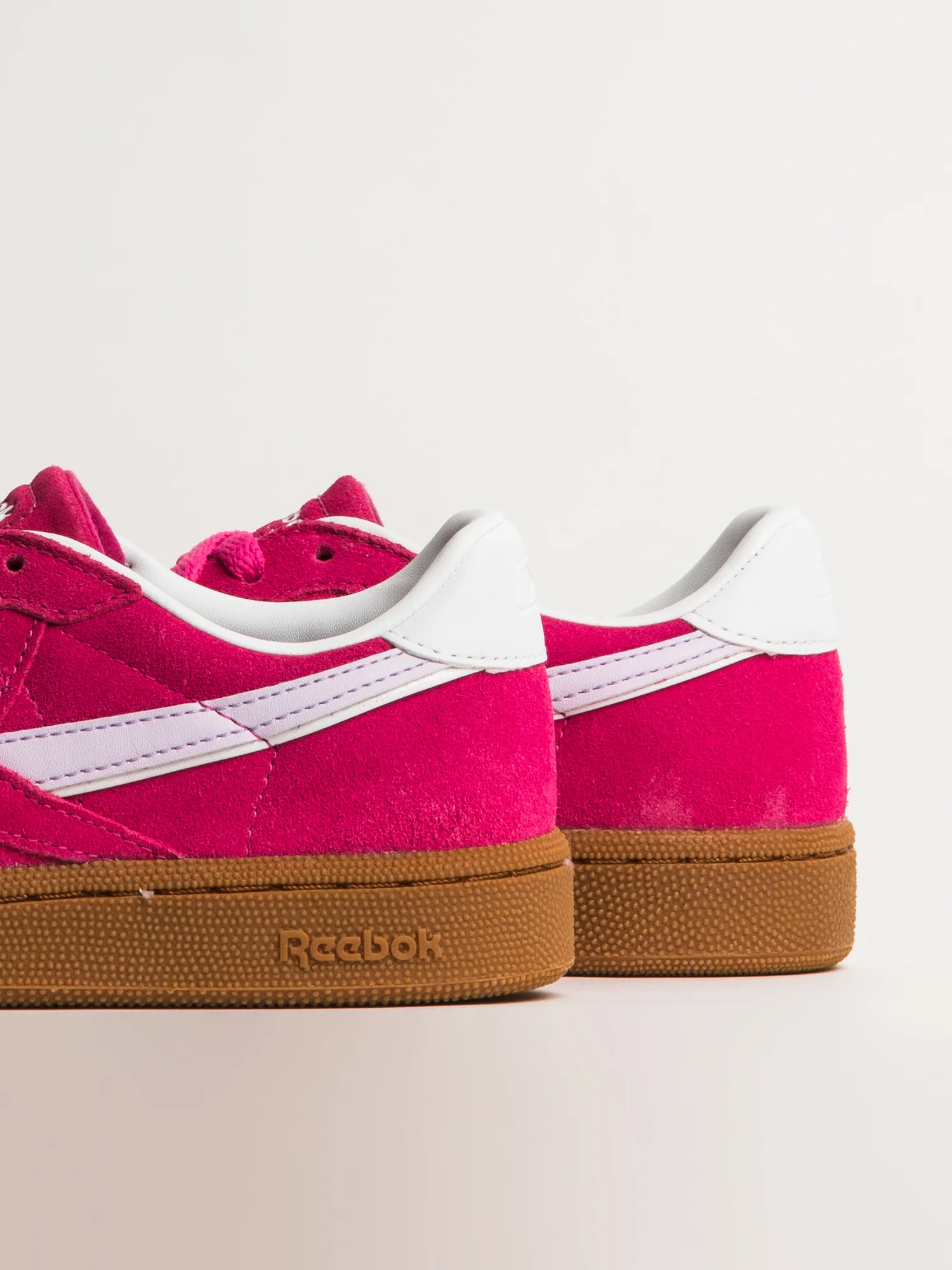 WOMENS REEBOK CLUB C GROUNDS UK SNEAKER - PINK - Image 7