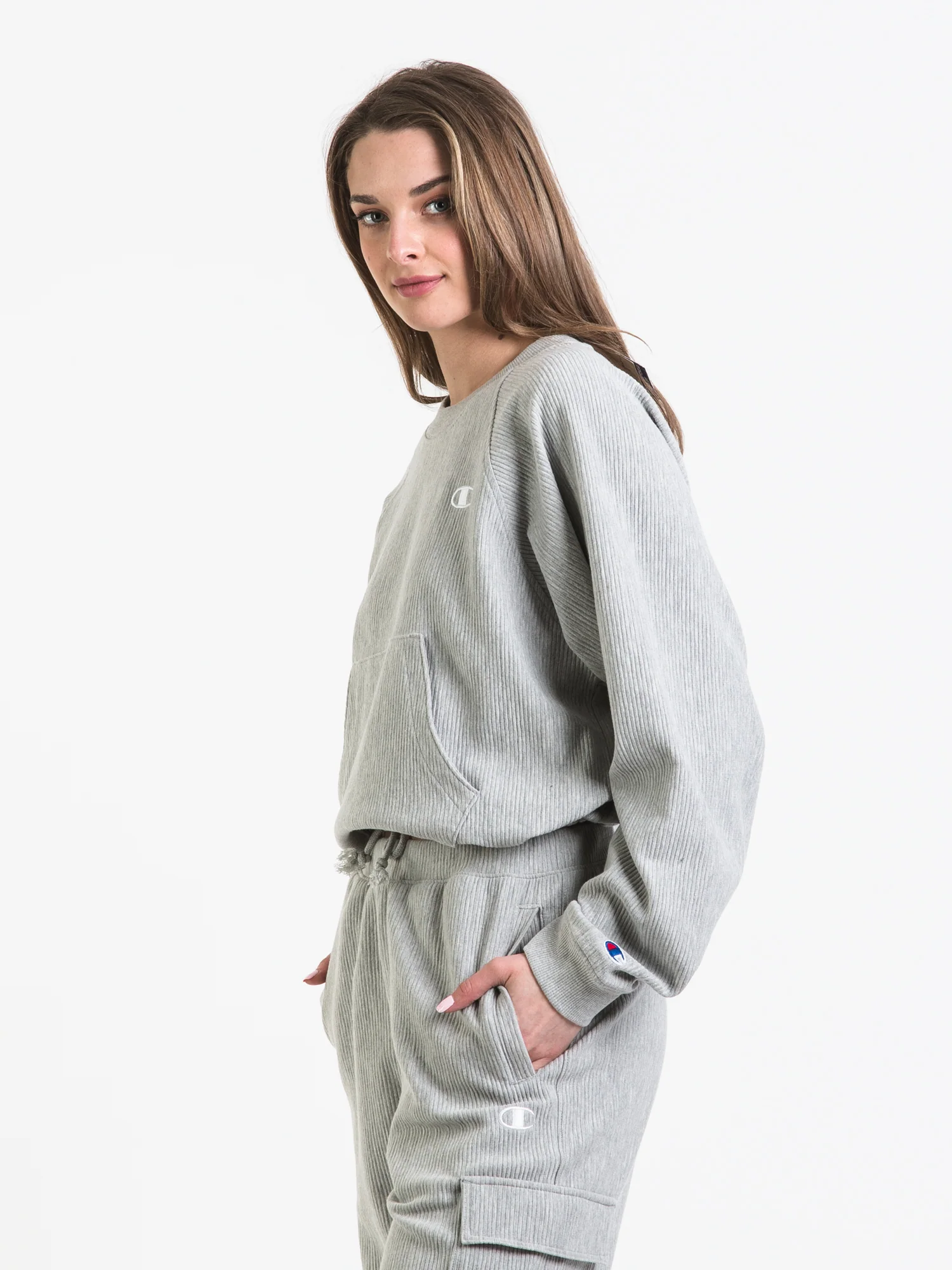 CHAMPION RIB CINCH-BOTTOM CREW - CLEARANCE - Image 3